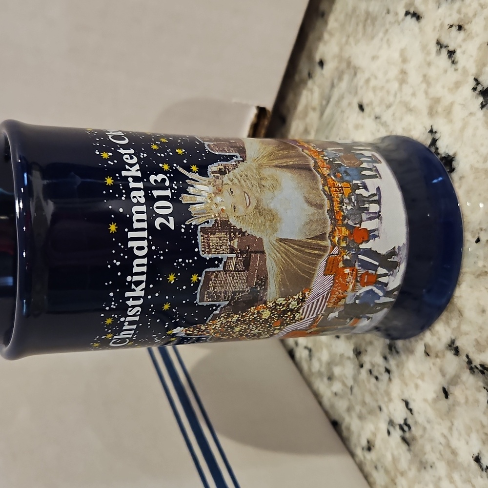 2013 Christkindlmarket Chicago hot cocoa mugs collectible tall stein